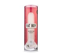Fat Boy Micro Ribbed - gant pénien (19cm) - blanc