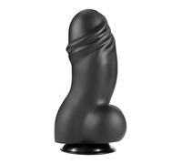 Fat Boys™ - Gode en vinyle Ø 9,5 cm - Gode court et épais avec ventouse