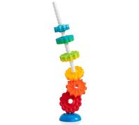 Fat Brain SpinAgain La tour d'engrenages sans fin. Jouet empilable pour jeunes enfants, coloré, dont les engrenages tournoient. Jouet éducatif pour enfants de 12mois et +