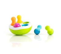 Fat Brain Spinny Pins Les Quilles-Culbutos. Jouet pour Bébés, à Ranger, Toucher et Faire Osciller. Jouet éducatif pour Enfants de 18 Mois et Plus