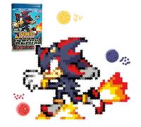Fat Brain Toys Coffret créatif Jixelz Remix Sonic - Sonic et anneau - Plus de 700 pièces - Loisirs créatifs pour enfants dès 8 ans