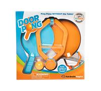 Fat Brain Toys F195 Fat Brain Door, Ping Pong Without Table, Includes Clamp with Tethered Ball and 2 Paddles, Suitable for Kids from 6 Years +, Multicoloured