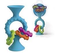 Fat Brain Toys hochet Squigs Loops 13 cm bleu Bleu G