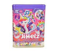 Fat Brain Toys Jixelz Kit Dab & Disco 1250 pcs - Loisir créatif pour Enfant, Les pièces s’assemblent sans Colle, ni Eau, ni Repassage - des créations pixelisées pour Enfant à partir de 6 Ans