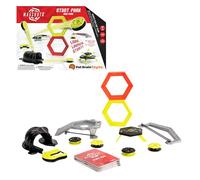 Fat Brain Toys Magshuto Mag Park, Jeu de Cascades créatif, 15 défis Inclus, Rampe de tir, Jouet éducatif STEM, Jouet éducatif pour Coordination œil-Main Enfants, Undefined