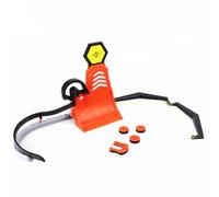 Fat Brain Toys Magshuto Vert Tower, Jeu d adresse magnétique avec Lanceur, Tour réglable, Rampe, Rail, Tunnel, modules de Rebond et Cible aimantée, Jouet STEM de précision pour Enfants, dès 3 Ans