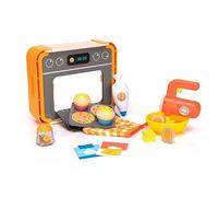 Fat Brain Toys Mon Four à Cuisiner des pâtisseries délicieuses Pretendables Ensemble de Jeu d’Imitation avec Four, mixeur, Cupcakes, Biscuits - Jouets d’Imitation pour Les Enfants de 3 Ans et Plus