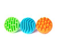 Fat Brain Toys Jeu d'éveil 3 balles sensorielles dès 6 mois multicolore TU