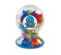 Fat Brain Toys Squigz Deluxe Set - 50 pices de construction d'aspiration Toys Aspiration Bath Toys Toys Sensory For Kids 3 And plus