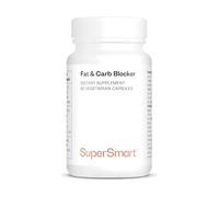 Fat & Carb Blocker - Minceur & Brûle Graisse - Anti-Cellulite - Contrôle du Poids Naturel - Extrait Premium d’Algue Brune - Fabriqué en France - 100% Vegan - Sans Gluten - Supersmart
