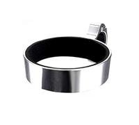 Fat-Cat Porte-gobelet pour Guidon de vélo, Porte-bidon, Noir avec Support Multi-Voies pour navetteurs et vélo de Route (argenté)