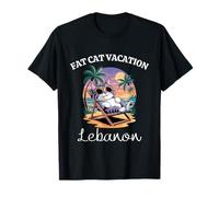 Fat Cat Vacation Liban Voyage Liban T-Shirt