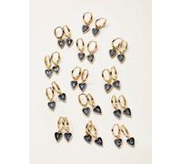Fat Face Boucles d'oreilles FatFace caur alphabet