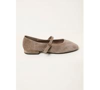 Fat Face Daim FatFace Mary Jane Flat Taupe (Taupe) EU 37 (UK 4)