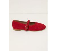 Fat Face Escarpins FatFace Mary Jane en cuir Rouge EU 38 (UK 5)