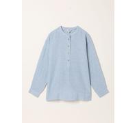 Fat Face FatFace 100% Linen Popover Shirt bleu FR 44 Regular (EU 42 R)