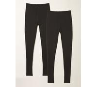 fatface FatFace 2 Pack Leggings Noir FR 40 Long (EU 38 L)