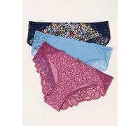 fatface FatFace 3 Pack of Brazillian Knickers bleu FR 50 (EU 48)