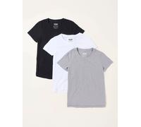 fatface FatFace 3 Pack T-Shirts Noir FR 44 (EU 42)