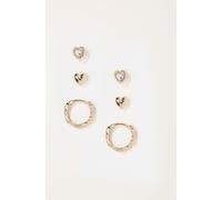 Fat Face FatFace 3 Pairs of Earrings doré Un an