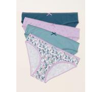 fatface FatFace 4 Pack of Floral High Leg Knickers violet FR 46 (EU 44)