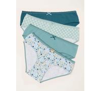 fatface FatFace 4 Pack of Geo Short Knickers vert FR 54 (EU 52)
