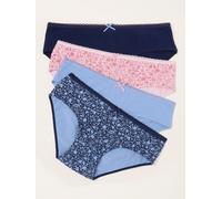 fatface FatFace 4 Pack of Tonal Floral Short Knickers Rose FR 50 (EU 48)