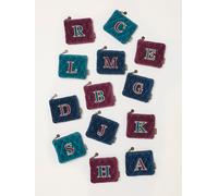 Fat Face FatFace Alphabet Quilted Coin Purse bleu E