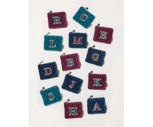 Fat Face FatFace Alphabet Quilted Coin Purse bleu Large (FR 46-48)