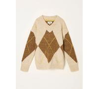 Fat Face FatFace Argyle Knitted Jumper naturel FR 38 (EU 36)