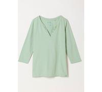 Fat Face FatFace Aster Light Green 3/4 Sleeve T Shirt