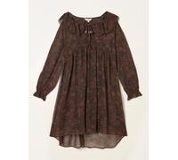 Fat Face FatFace Bella Black Circle Floral Dress Black Circle Floral EU 36 Long (UK 8 L)