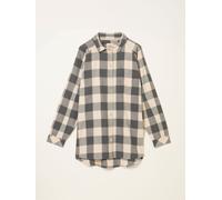 Fat Face FatFace Bessie Grey Long Sleeve Check Shirt Grey 14