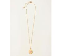 Fat Face FatFace Birth Flower Necklace doré Un an