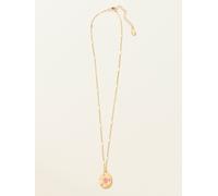 Fat Face FatFace Birth Flower Necklace doré Un an