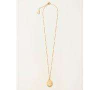 Fat Face FatFace Birth Flower Necklace doré Un an