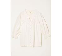 Fat Face FatFace Broderie Top crème FR 54 (EU 52)