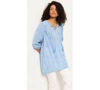 Fat Face FatFace Broderie Tunic bleu FR 40 Regular (EU 38 R)