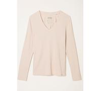 Fat Face FatFace Callie Oatmeal V Neck Top