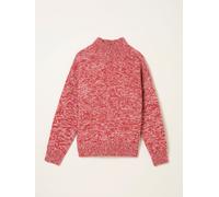 Fat Face FatFace Casey Red Red Twist Knitted High Neck Jumper