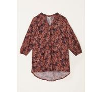 Fat Face FatFace Charlie Dusky Purple Vintage Texture Tunic