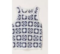 Fat Face FatFace Crochet Knitted Tank Top