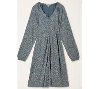 Fat Face FatFace Em Blue Ditsy Jersey Dress Blue Ditsy EU 50 Regular (UK 22 R)