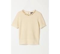 fatface FatFace Embellished Collar Knit Top crème FR 42 (EU 40)