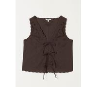 fatface FatFace Embroidered Waistcoat Brun FR 44 Regular (EU 42 R)