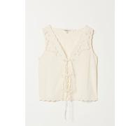 fatface FatFace Embroidered Waistcoat crème 22 R
