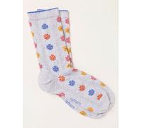 Fat Face FatFace Floral Cable Socks Gris Un an