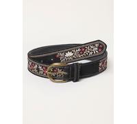 Fat Face FatFace Floral Embroidered Suede Belt Noir S (FR 38-40)