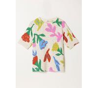 fatface FatFace Flower Printed Knitted Top crème FR 36 (EU 34)