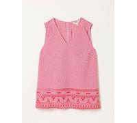 fatface FatFace Gingham Embroidered Cami rouge FR 40 Petite (EU 38 P)